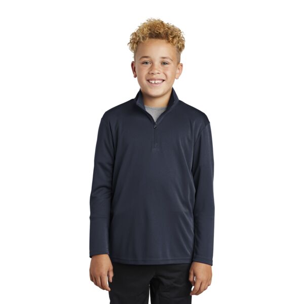 Sport Tek Youth PosiCharge ® Competitor 1/4 Zip Pullover YST357 Youth PosiCharge ® Competitor 1/4 Zip Pullover Thumbnail