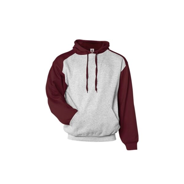 Badger Unisex Sport Athletic Fleece Hooded Sweatshirt 1249 Unisex Sport Athletic Fleece Hooded Sweatshirt Thumbnail