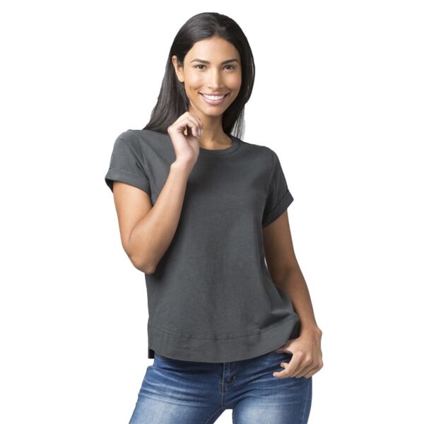 Boxercraft Women's Vintage Cuff T-Shirt T57 Women's Vintage Cuff T-Shirt Thumbnail