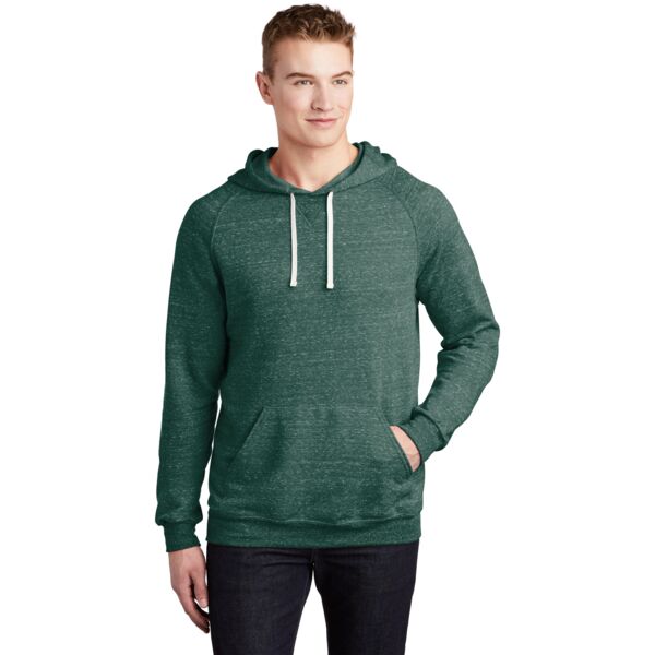 Jerzees Snow Heather French Terry Raglan Hoodie 90M Snow Heather French Terry Raglan Hoodie Thumbnail