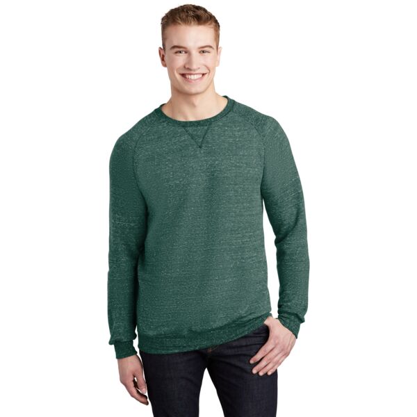 Jerzees Snow Heather French Terry Raglan Crew 91M Snow Heather French Terry Raglan Crew Thumbnail