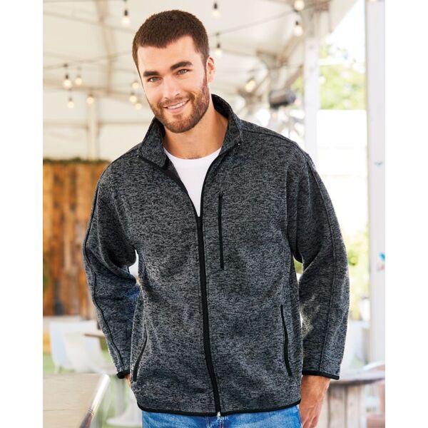 Burnside Men's Sweater Knit Jacket 3901 Men's Sweater Knit Jacket Thumbnail