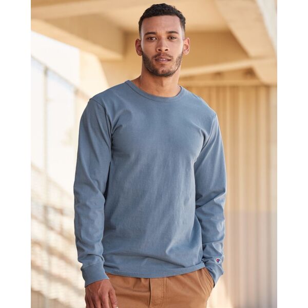 Champion Unisex Garment-Dyed Long Sleeve T-Shirt CD200 Unisex Garment-Dyed Long Sleeve T-Shirt Thumbnail