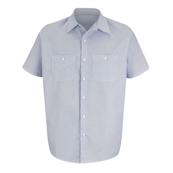 Red Kap Men's Industrial Stripe Work Shirt SL20 Men's Industrial Stripe Work Shirt Thumbnail