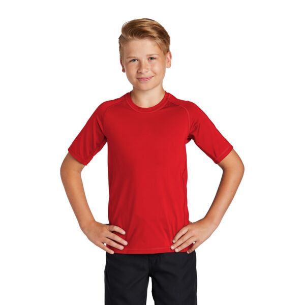 Sport Tek Youth Rashguard Tee YST470 Youth Rashguard Tee Thumbnail