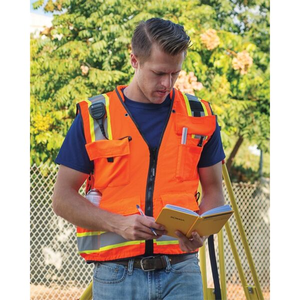 Kishigo Unisex Professional Surveyors Vest S5000-5001 Unisex Professional Surveyors Vest Thumbnail