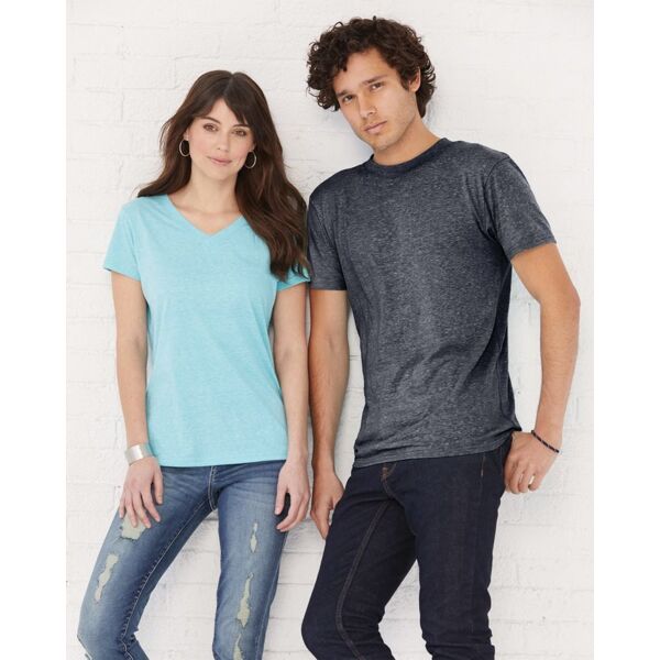 LAT Women's Harborside Mélange V-Neck Tee 3591 Women's Harborside Mélange V-Neck Tee Thumbnail