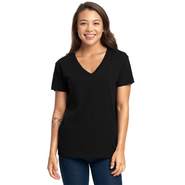 Next Level Apparel Women’s Cotton V-Neck T-Shirt 3940 Women’s Cotton V-Neck T-Shirt Thumbnail