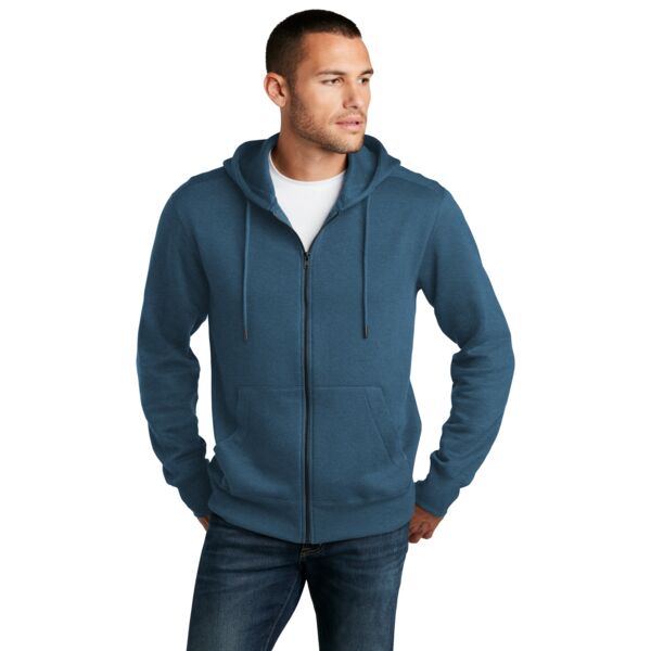 District Perfect Weight ® Fleece Full Zip Hoodie DT1103 Perfect Weight ® Fleece Full Zip Hoodie Thumbnail