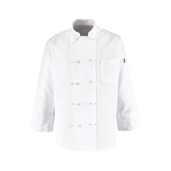 Chef Designs Ten Knot Button Chef Coat 0421 Ten Knot Button Chef Coat Thumbnail
