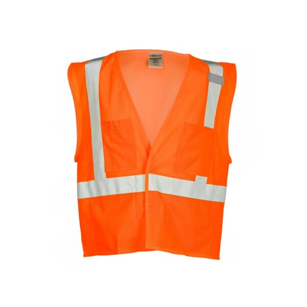 Kishigo Unisex 4 Pocket Hook-and-Loop Mesh Vest 1083-1084 Unisex 4 Pocket Hook-and-Loop Mesh Vest Thumbnail