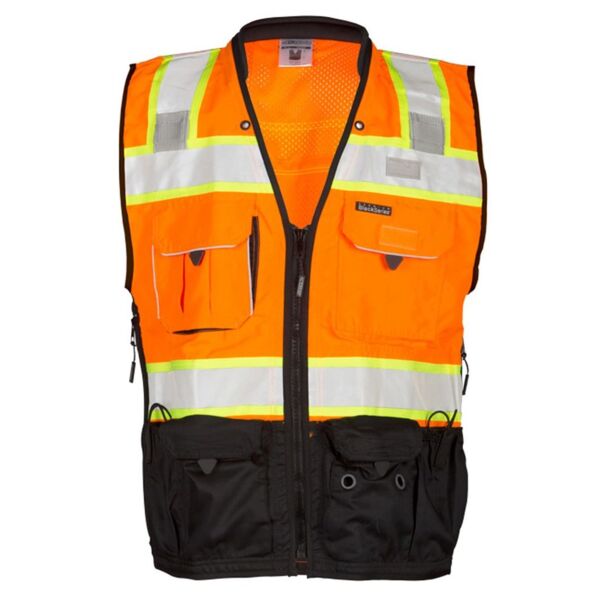 Kishigo Unisex Premium Black Series® Surveyors Vest S5002-5003 Unisex Premium Black Series® Surveyors Vest Thumbnail