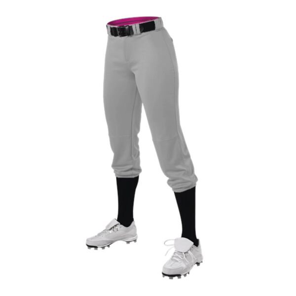 Women's Premium Fastpitch Softball Pants with Belt Loops Thumbnail