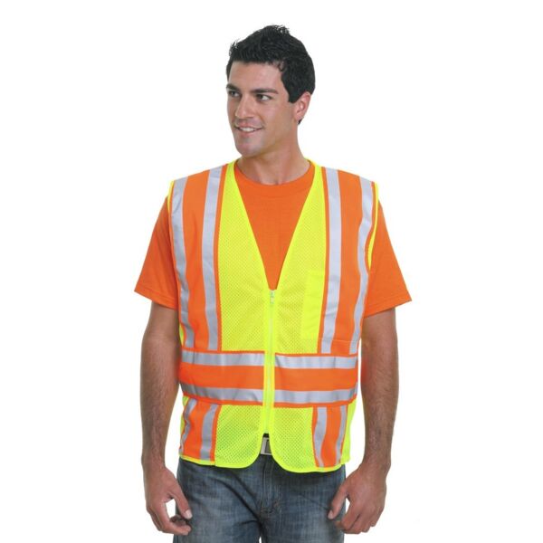 Bayside Unisex USA-Made ANSI Safety Mesh Vest 3787 Unisex USA-Made ANSI Safety Mesh Vest Thumbnail