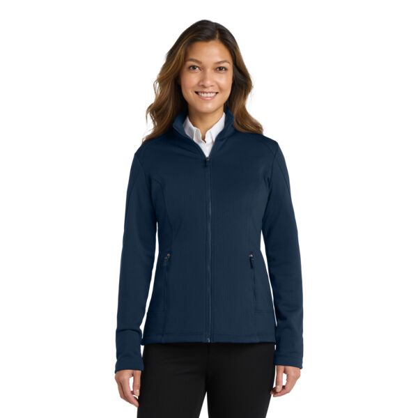 Port Authority Women's Grid Fleece Jacket L239 Women's Grid Fleece Jacket Thumbnail