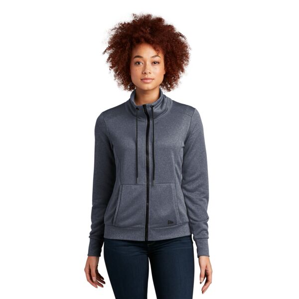 New Era Women's Performance Terry Full Zip Cowl LNEA530 Women's Performance Terry Full Zip Cowl Thumbnail