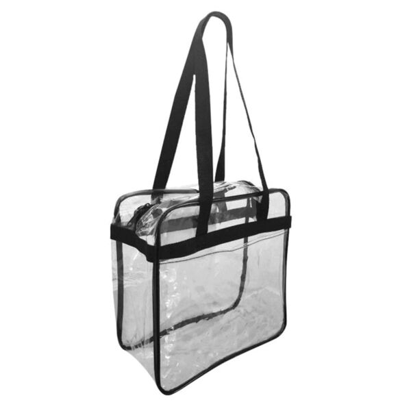 OAD Clear Tote with Zippered Top OAD5005 Clear Tote with Zippered Top Thumbnail