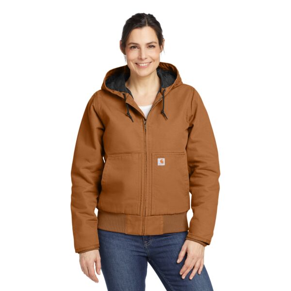 Carhartt Women's Washed Duck Active Jac CT104053 Women's Washed Duck Active Jac Thumbnail