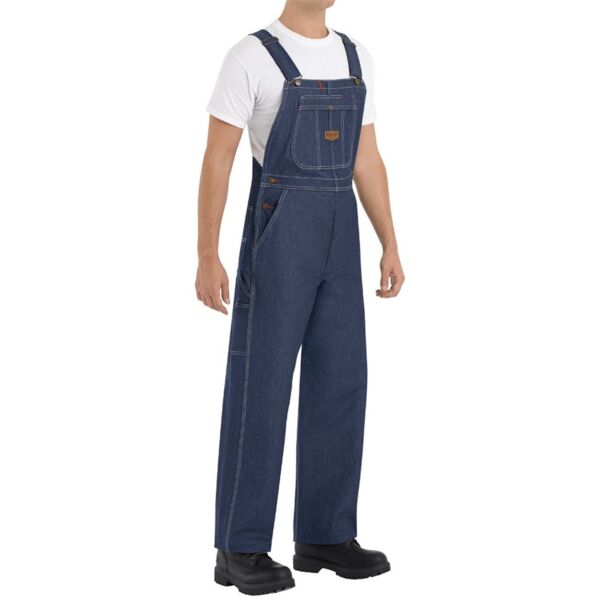 Red Kap Men's Extended Sizes Denim Bib Overall BD10EXT Men's Extended Sizes Denim Bib Overall Thumbnail