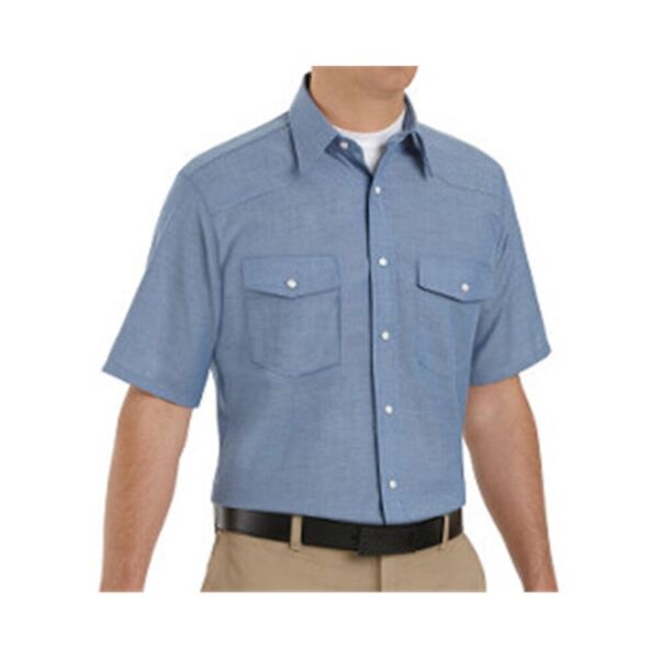 Red Kap Men's Tall Deluxe Western Style Short Sleeve Shirt SC24T Men's Tall Deluxe Western Style Short Sleeve Shirt Thumbnail