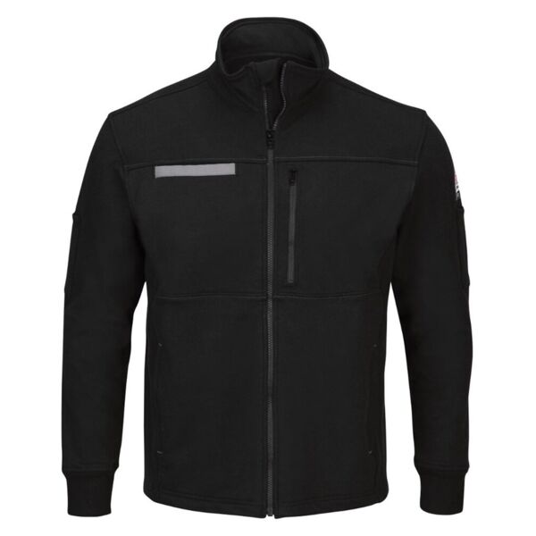 Bulwark Men's Tall Zip Front Fleece Jacket-Cotton /Spandex Blend SEZ2T Men's Tall Zip Front Fleece Jacket-Cotton /Spandex Blend Thumbnail