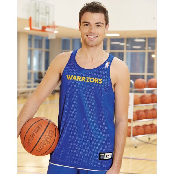 Alleson Athletic Men's NBA Logo'd Reversible Jersey A115LA Men's NBA Logo'd Reversible Jersey Thumbnail