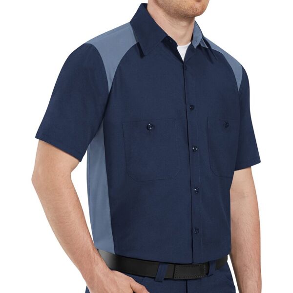 Red Kap Men's Tall Short Sleeve Motorsports Shirt SP28T Men's Tall Short Sleeve Motorsports Shirt Thumbnail