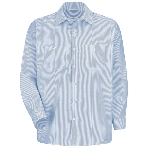Red Kap Men's Tall Industrial Stripe Work Shirt SL10T Men's Tall Industrial Stripe Work Shirt Thumbnail