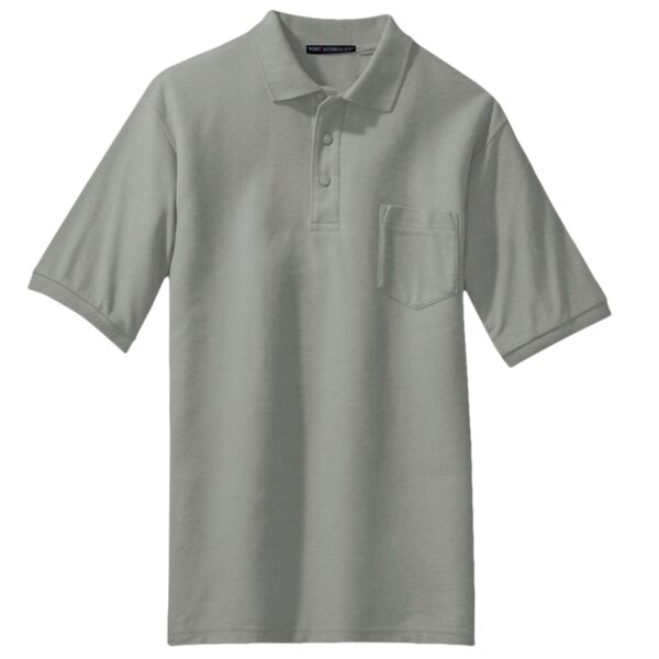 Silk Touch Blend Polo with Pocket Thumbnail