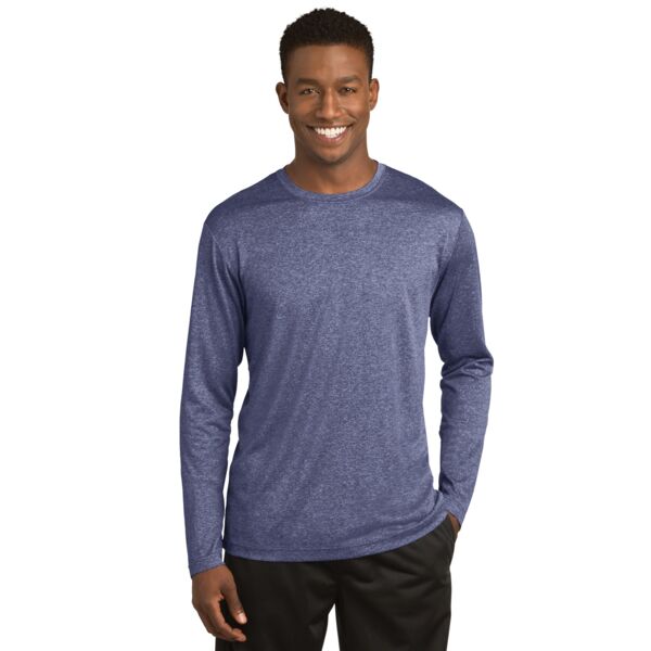 Long Sleeve Heather Performance Tee Thumbnail