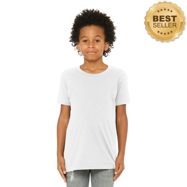 Bella + Canvas Youth Jersey Cotton Short Sleeve Tee BC3001Y Youth Jersey Cotton Short Sleeve Tee Thumbnail