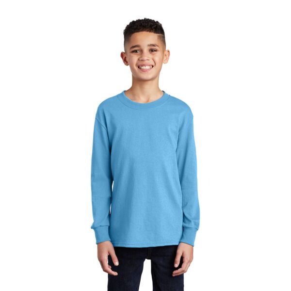 Port & Company Youth Long Sleeve Core Cotton Tee PC54YLS Youth Long Sleeve Core Cotton Tee Thumbnail