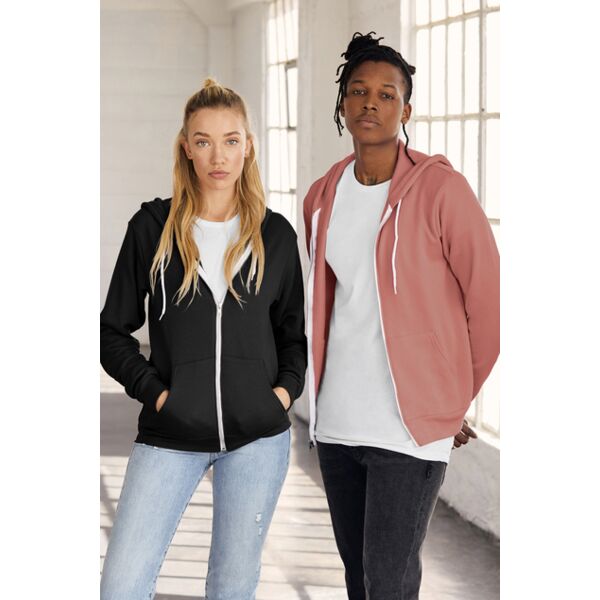 Bella + Canvas Unisex Sponge Fleece Full Zip Hoodie BC3739 Unisex Sponge Fleece Full Zip Hoodie Thumbnail