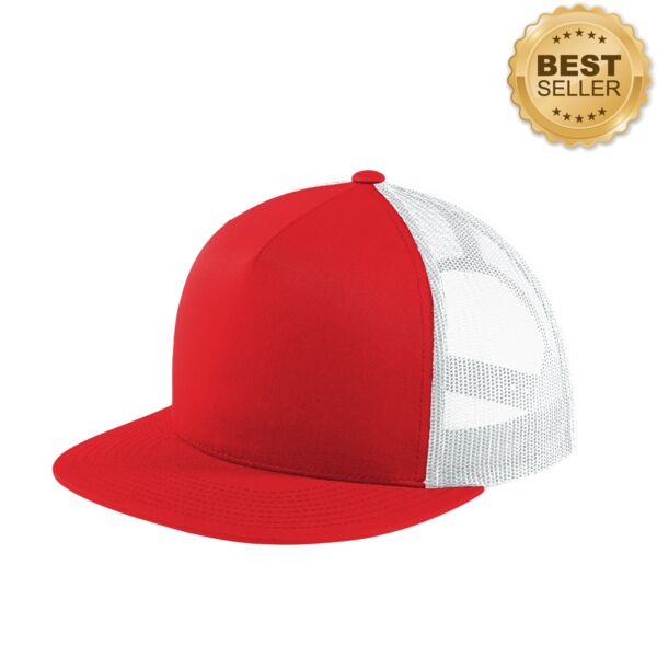 Sport Tek Yupoong ® 5 Panel Classic Trucker Mesh Back Cap STC38 Yupoong ® 5 Panel Classic Trucker Mesh Back Cap Thumbnail