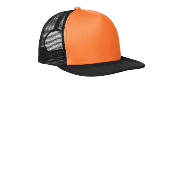 District Flat Bill Snapback Trucker Cap DT624 Flat Bill Snapback Trucker Cap Thumbnail