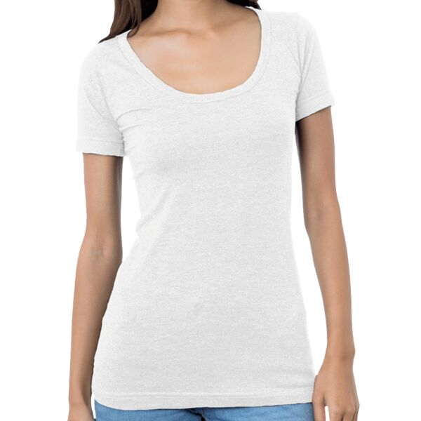 Women's USA-Made Scoop Neck Cotton Tee Thumbnail