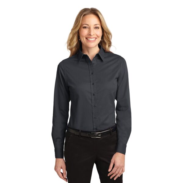 Port Authority Ladies Button Up Long Sleeve Easy Care Collar Shirt L608 Ladies Button Up Long Sleeve Easy Care Collar Shirt Thumbnail