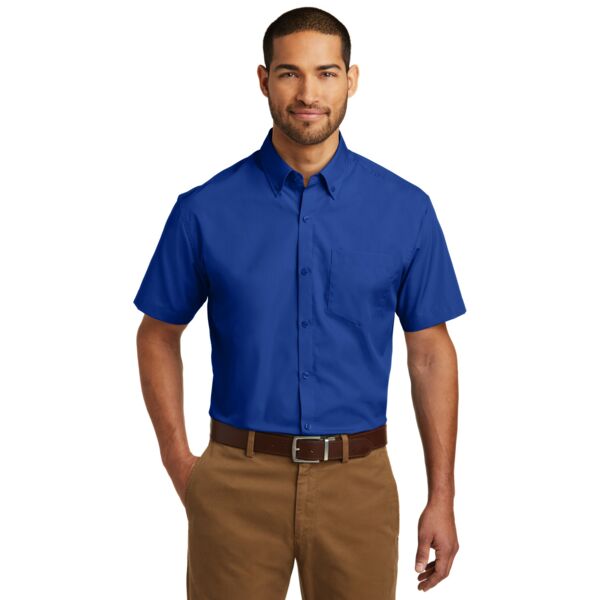 Port Authority Short Sleeve Carefree Poplin Shirt W101 Short Sleeve Carefree Poplin Shirt Thumbnail