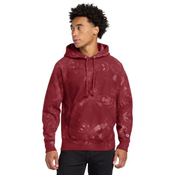 Champion Reverse Weave ® Scrunch Dye Tie Dye Hooded Sweatshirt TDS101 Reverse Weave ® Scrunch Dye Tie Dye Hooded Sweatshirt Thumbnail