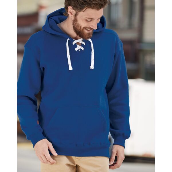 J. America Sport Lace Hooded Sweatshirt 8830 Sport Lace Hooded Sweatshirt Thumbnail