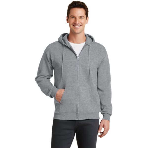 Port & Company Core Fleece Full Zip Hooded Sweatshirt PC78ZH Core Fleece Full Zip Hooded Sweatshirt Thumbnail